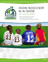 Book cover. 4 kids lined up ready yo play soccer.